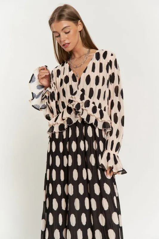 Polka Dot Maxi Dress