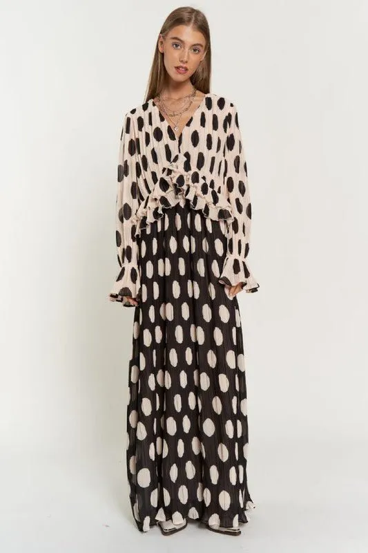 Polka Dot Maxi Dress