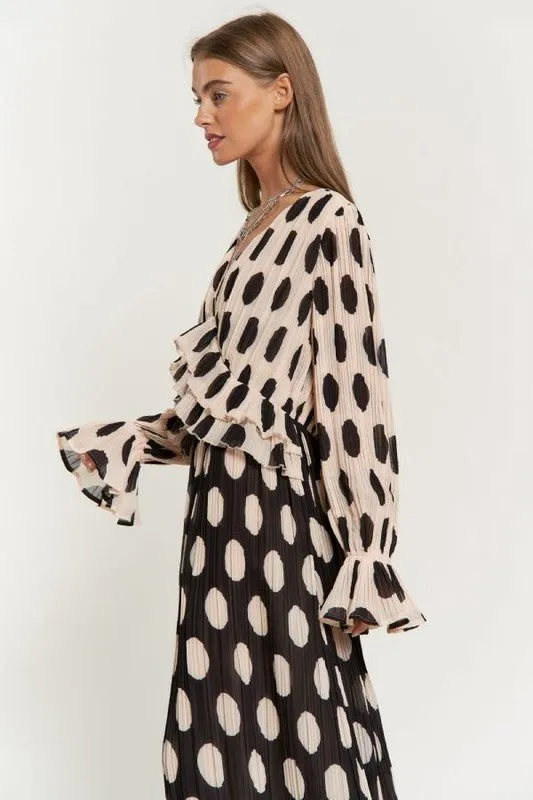 Polka Dot Maxi Dress