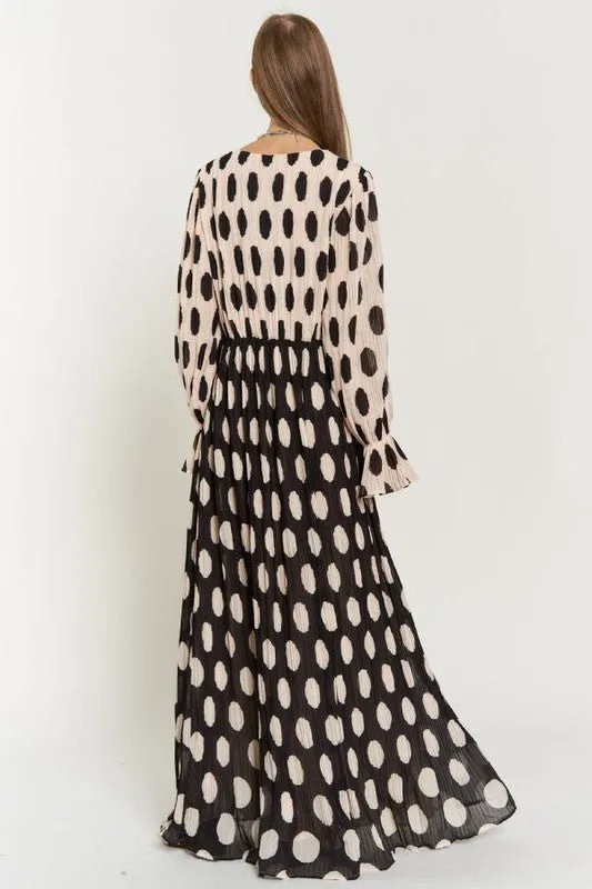 Polka Dot Maxi Dress