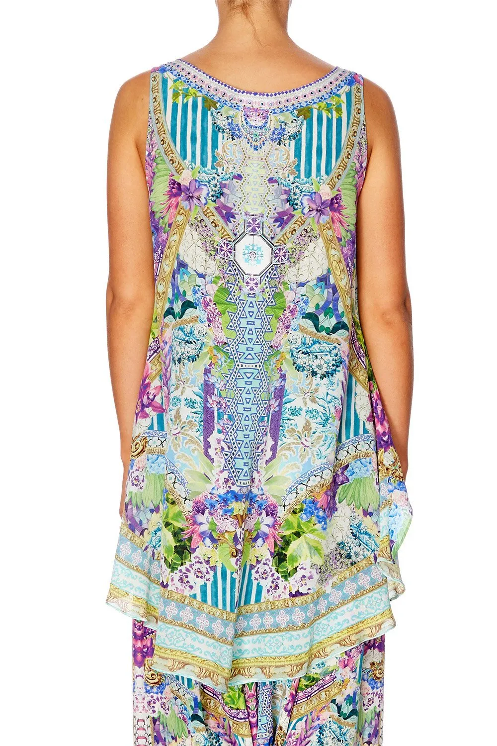 SCOOP NECK TOP WITH LONG BACK SALVADOR FIELDS FOREVER