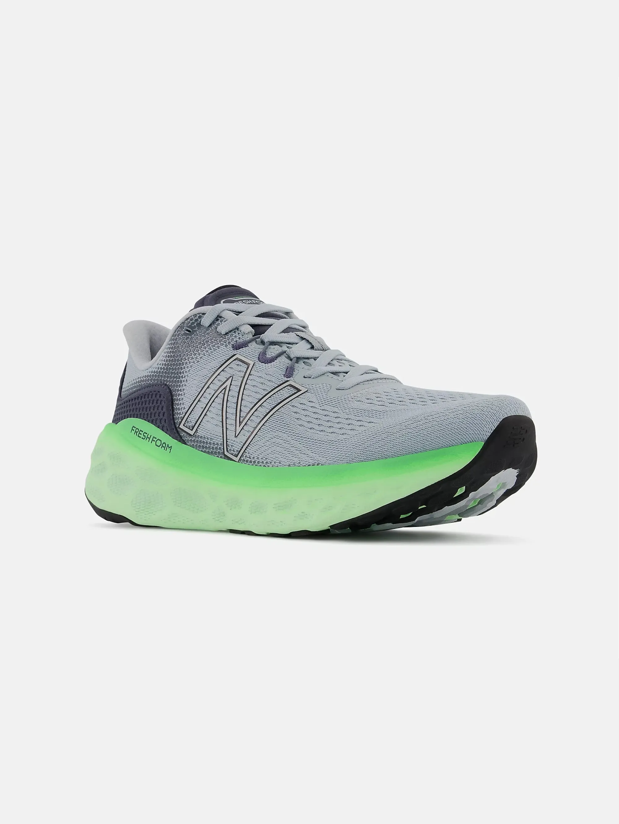 Sneakers da Running Fresh Foam More V3 Grigio/Fluo