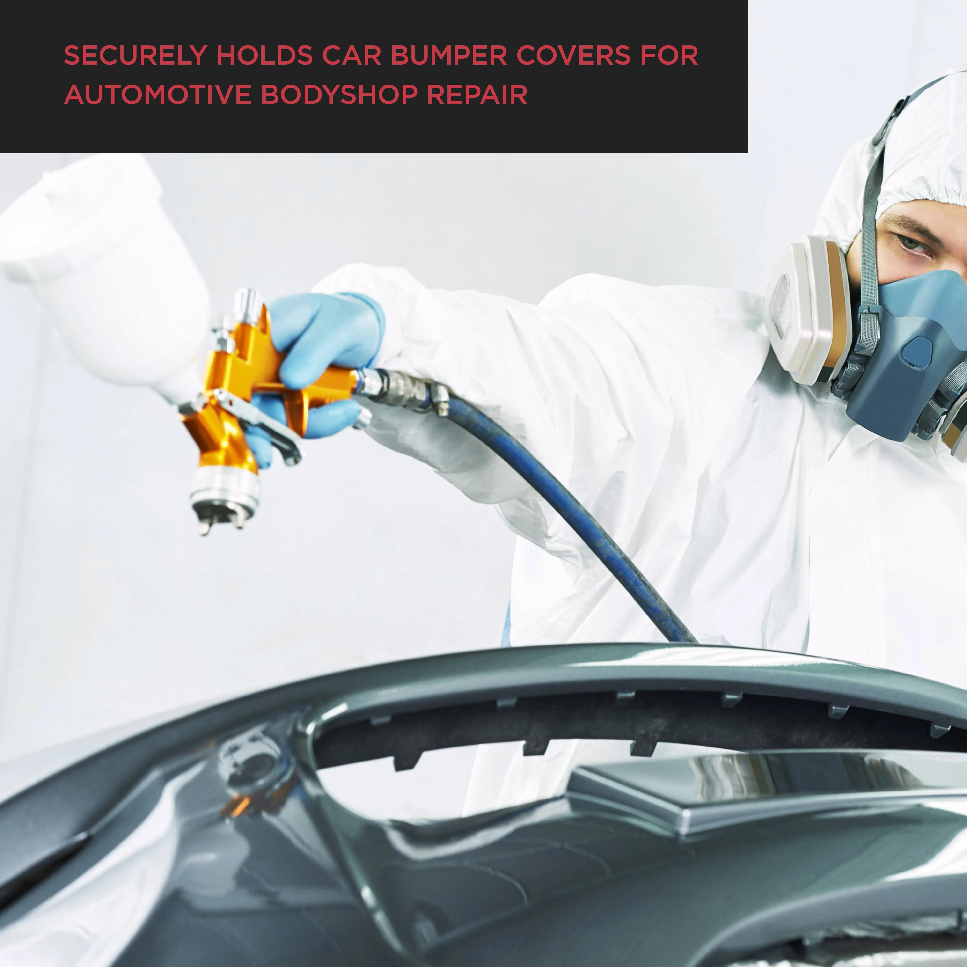 TCP Global Adjustable Bumper Stand - Holds Plastic Car Bumper Cover Automotive Bodyshop Repair - Multiple Angles, 5 Locking Positions - Paint Bodywork