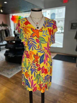 This Is Your Time Floral Dress ~ Lemon