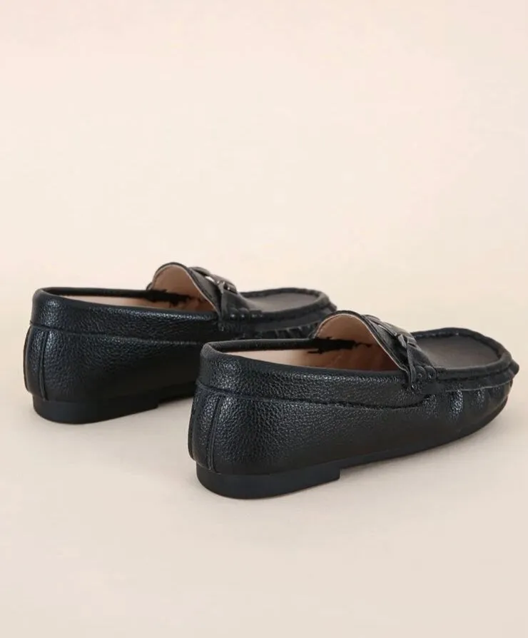 Toddler boys snaffle decor loafers