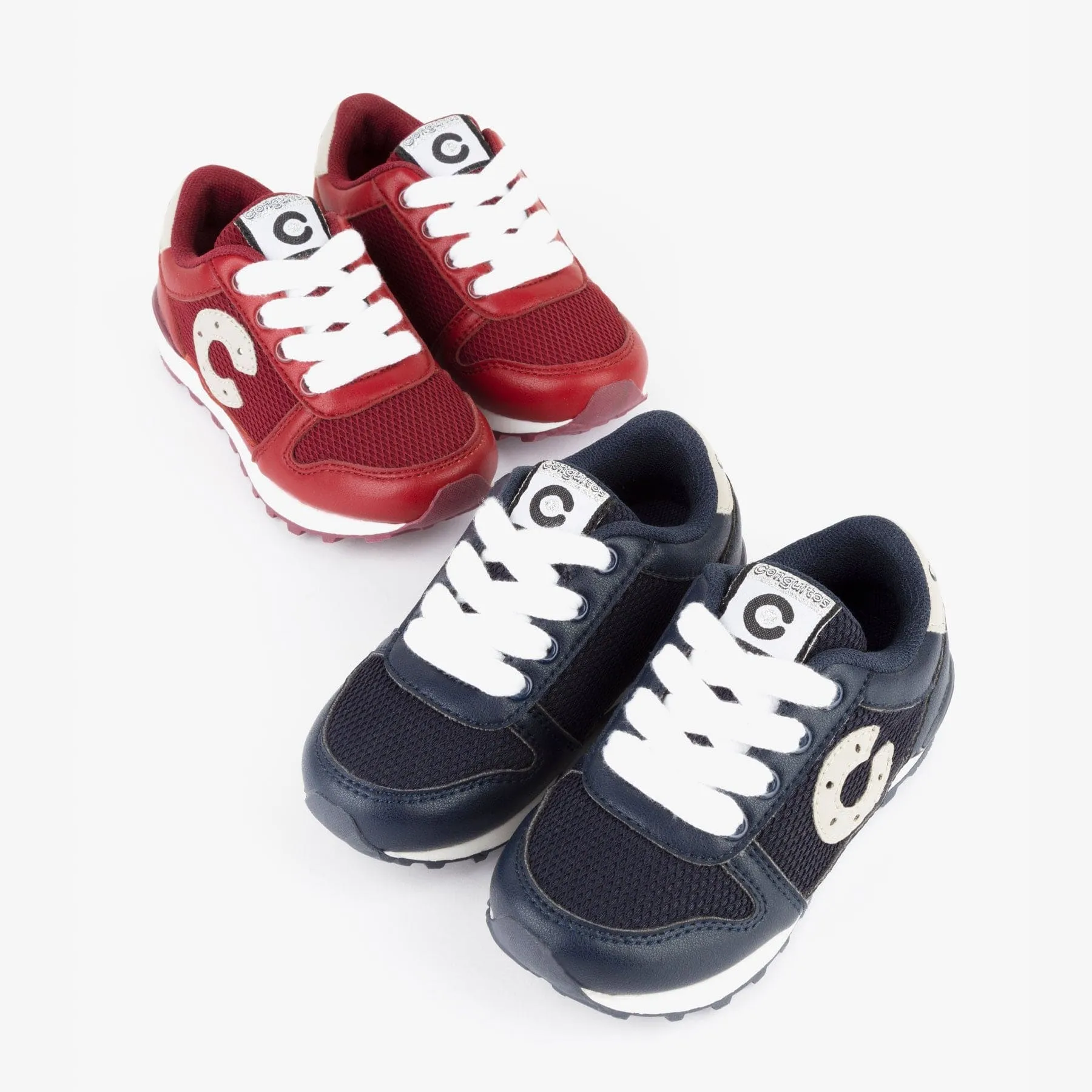 Unisex Bordeaux Sneakers with Lights