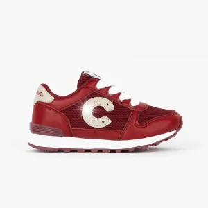 Unisex Bordeaux Sneakers with Lights